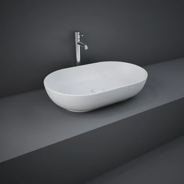 RAK-FEELING - Countertop oval ceramic washbasin by RAK Ceramics - view 3